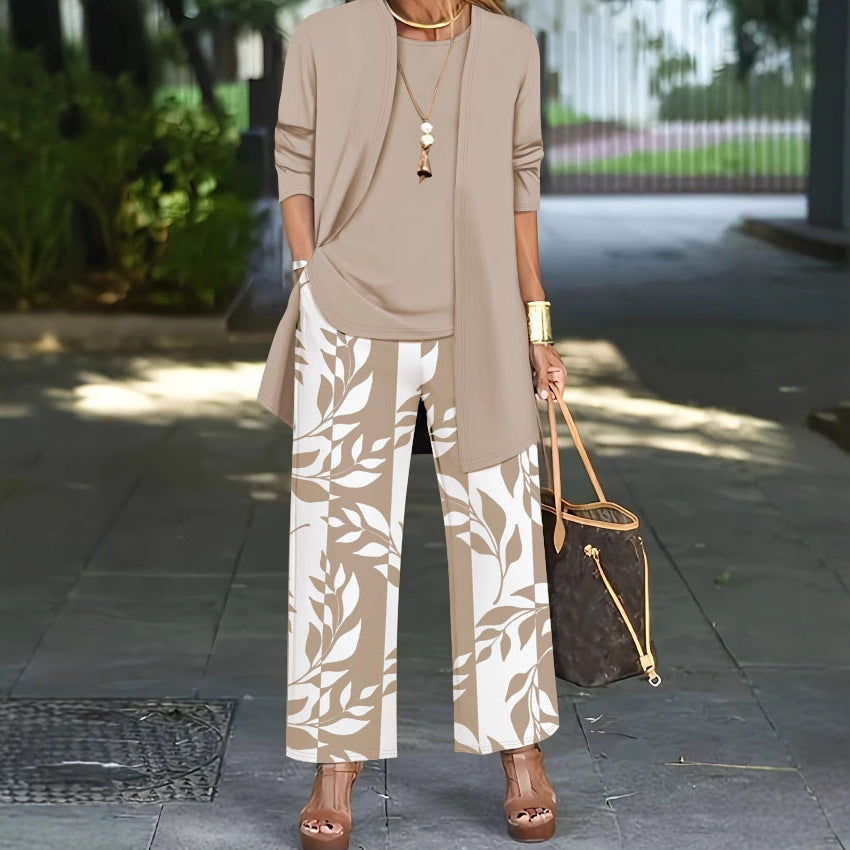 Casual Coat Vest Pants Three-piece Suit