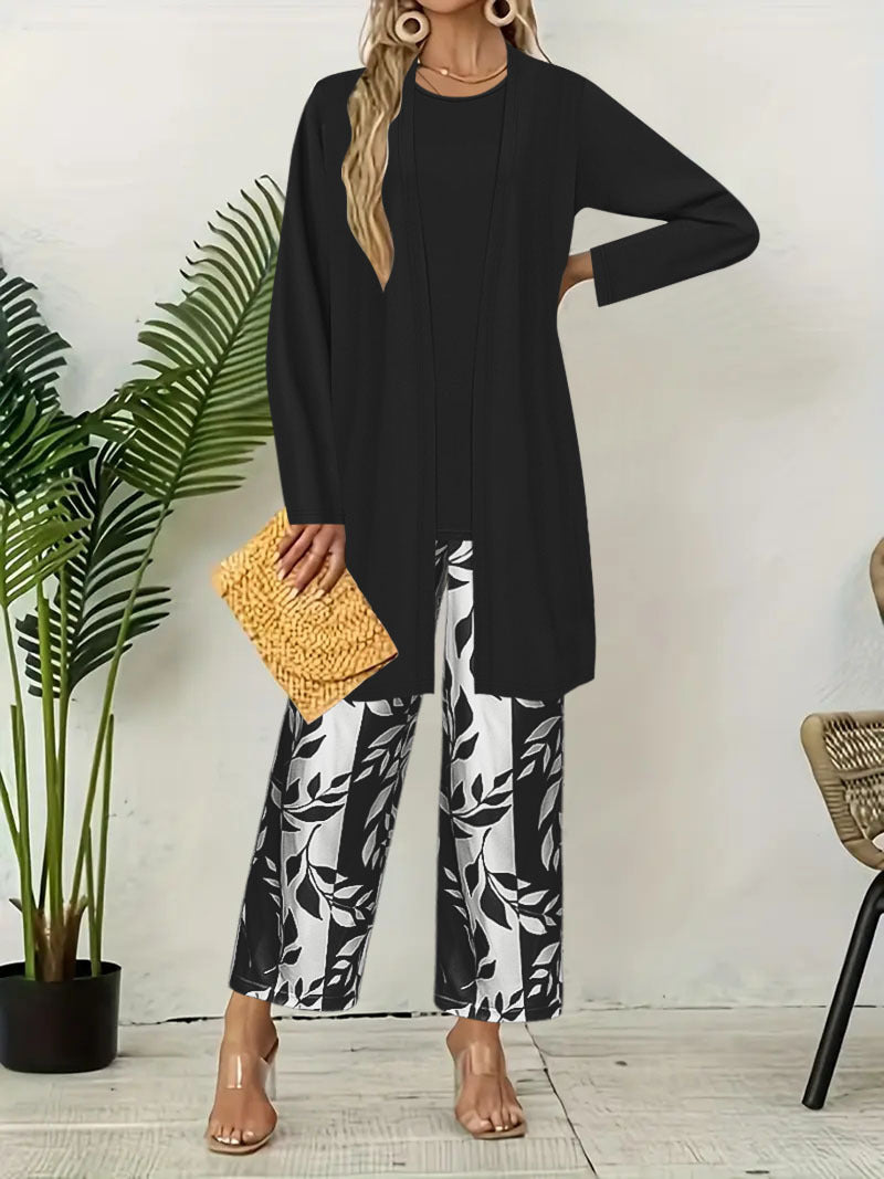 Casual Coat Vest Pants Three-piece Suit