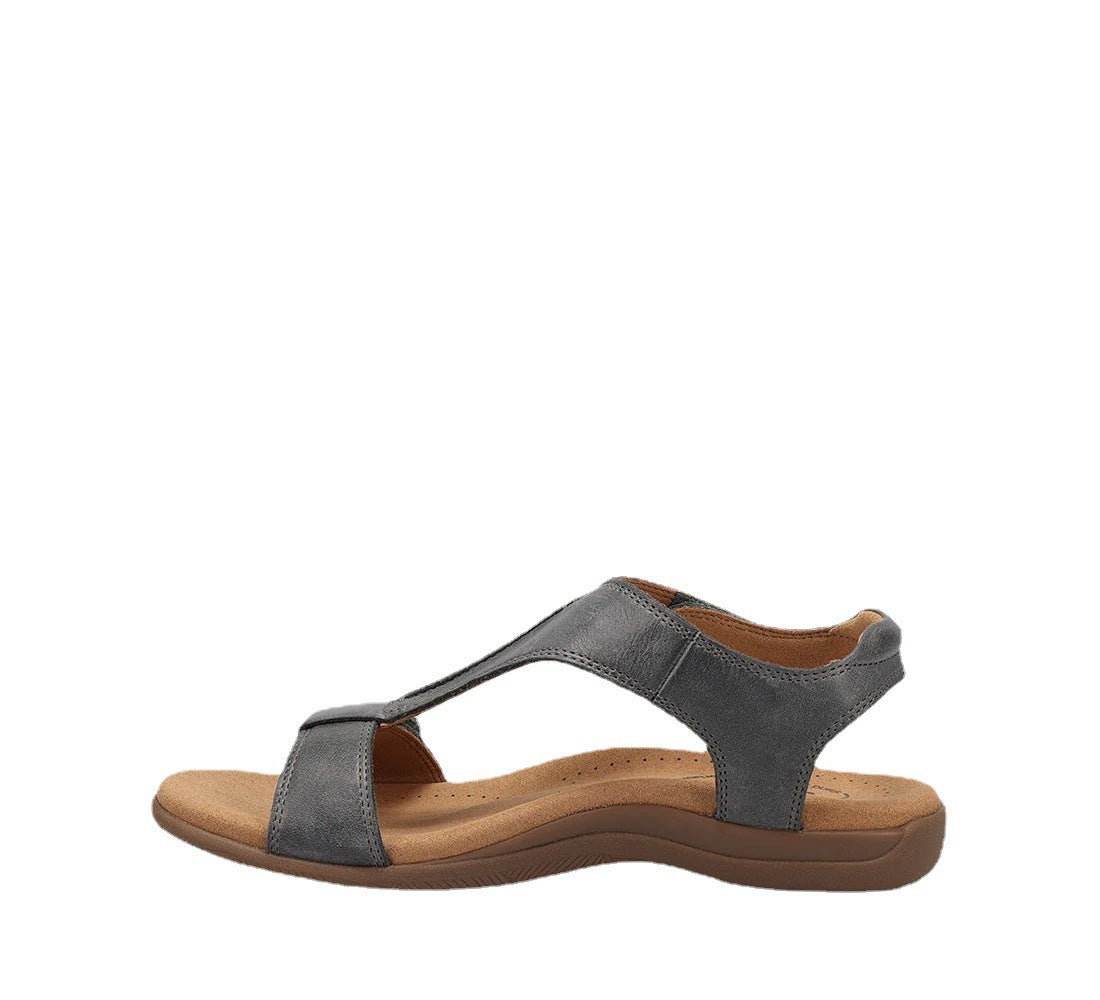 Sandales confortables à brides ajustables et semelle ergonomique