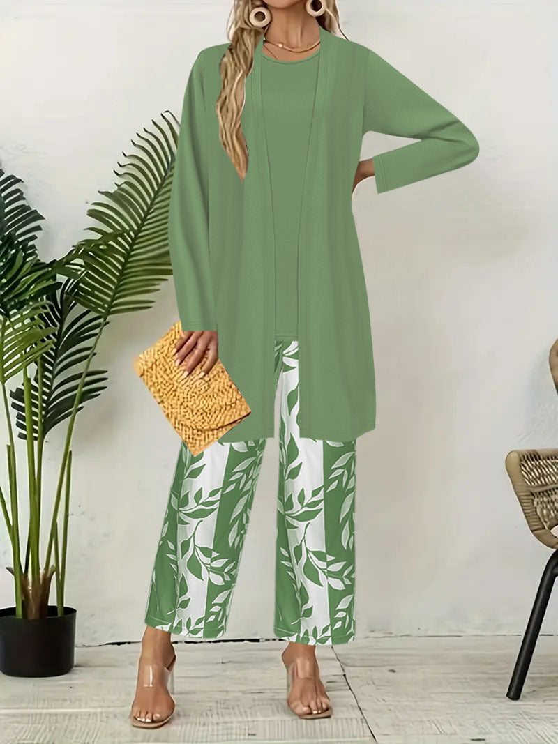 Casual Coat Vest Pants Three-piece Suit